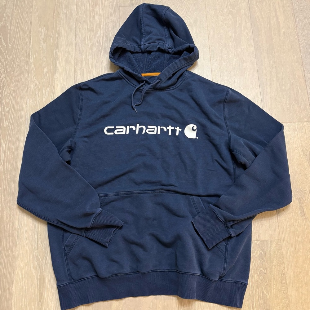 CARHARTT FORCE® DELMONT SIGNATURE GRAPHIC HOODED SWEATSHIRT Style #103873 XL